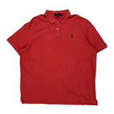 Polo By Ralph Lauren Polo Shirt - 2XL Red Cotton