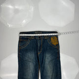 Royalty Culture Hip Hop Jeans - 36W 31L Blue Denim