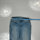 Carhartt Boot Cut Jeans - 28W UK 8 Light Wash Cotton Blend