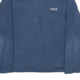 REGATTA Mens Blue Outdoor Pullover Plain Crew Neck Basic Knit S Fleece Jumper