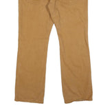 TRUE RELIGION Mens Cotton Beige Relaxed Straight Trousers W38 L33 Casual Pocket