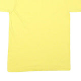 THE BEST Mens Yellow Cotton Blend Graphic T-Shirt S Short Sleeve Crew Neck Jesus