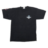 BAYSIDE Mens Black Graphic T-Shirt L Short Sleeve Crew Neck Car Print