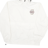 CHAMPION Mens White Charleston Cougars Lightweight Nylon Jacket XS Zip Hooded