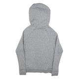 NIKE Womens Grey Hoodie XS Cotton Blend Pullover Sports Sweatshirt