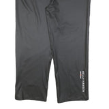HELLY HANSEN Mens Black Relaxed Casual Trousers W43 L32 Drawstring Polyester