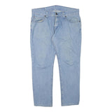 LEVI'S 511 Mens Slim Light Blue Denim W34 L26 Zip Jeans Cotton Blend