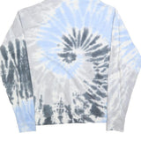 SEATTLE SHIRT CLOTHING Mens Blue & Grey Tie-Dye Hoodie S Leavenworth Washington