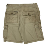 Levis Cargo Shorts - 34W 11L Khaki Cotton
