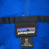 Age 3 Patagonia Jacket - 2XS Blue Polyester