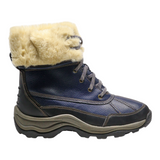 CLARKS Snow Boots Blue Synthetic Womens UK 4.5