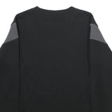 CHAMPION Mens Black & Grey Crew Neck XS Sweatshirt Cotton Blend Long Sleeve