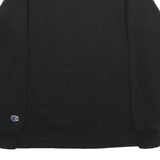 CHAMPION Mens Black & Grey Crew Neck XS Sweatshirt Cotton Blend Long Sleeve