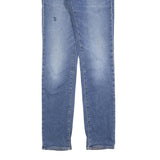 LEVI'S 511 BIG E Mens Jeans Blue Slim Skinny Denim Medium W30 L34 Zip Zip Fly