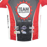 VOLER Mens Black & Red Team Revolutions Graphic T-Shirt L Short Sleeve Crew Neck
