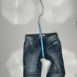 K & M Graphic Jeans - 32W 31L Blue Denim