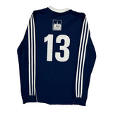 Isc Adidas Football Shirt - Small Blue Polyester