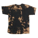 CHEMISTRY Mens Black & Brown Tie Dye Chevrolet Camaro Graphic T-Shirt L Crew