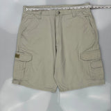 American Eagle Cargo Shorts - 36W 9L Beige Cotton