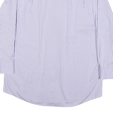 LAUREN RALPH LAUREN Mens Blue & White Check Shirt L Classic Button Down Collar