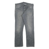 LEVI'S Mens Regular Fit Blue Denim Jeans W32 L30 Zip Cotton Blend Classic