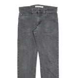 CALVIN KLEIN JEANS Mens Slim Grey Denim W30 L32 Cotton Blend Zip Comfortable