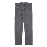CALVIN KLEIN JEANS Mens Slim Grey Denim W30 L32 Cotton Blend Zip Comfortable