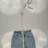 Made In USA Levis 512 Slim Fit Jeans - 27W US 4 Light Wash Cotton