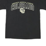 CHAMPION Mens Black Colorado Graphic T-Shirt M Short Sleeve Crew Neck Cotton