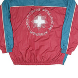 GONSO Mens Blue & Red Zip Up Regular Fit Jacket Polyester Blend 2XL Sportswear