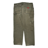 Dickies Double Knee Carpenter Pants - 34W 30L Gray Cotton