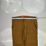Dickies Carpenter Pants - 36W 30L Brown Cotton Blend