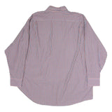 TOMMY HILFIGER Mens Red & Blue Check Shirt 2XL Cotton Button Down Casual Smart