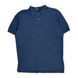 Polo By Ralph Lauren Polo Shirt - Large Blue Cotton