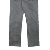 LEVI'S Mens Cotton Blend Black Regular Straight Trousers W32 L29 Casual Zip