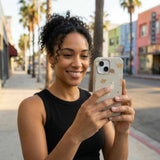 London Fog Retriever Energy iPhone 14 Case - Lifestyle photo showing phone case in use