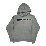 Denver Broncos Nfl Hoodie - Medium Gray Cotton Blend