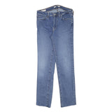 LEVI'S Womens Jeans Blue Slim Straight Denim Medium W28 L29 Stylish Zip Closure