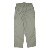 MIAN Mens Cotton Blend Relaxed Khaki Trousers W30 L29 Cargo Style Zip Closure