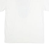 DELTA Mens White AAU National Championship Graphic T-Shirt M Short Sleeve Crew