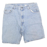 FADED GLORY Mens Shorts Blue Denim Casual M W34 Summer Cotton Blend