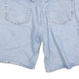 FADED GLORY Mens Shorts Blue Denim Casual M W34 Summer Cotton Blend