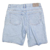 FADED GLORY Mens Shorts Blue Denim Casual M W34 Summer Cotton Blend