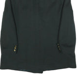 DELMOD Womens Black Wool Blend Double Breasted Jacket L Woven Classic Blazer