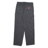 DICKIES Mens Jeans Black Regular Straight Denim Medium W30 L30 Workwear Pants