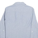 TOMMY HILFIGER Womens Blue Shirt L Cotton Blend Casual Button-Up Double Pocket