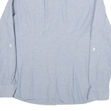 TOMMY HILFIGER Womens Blue Shirt L Cotton Blend Casual Button-Up Double Pocket