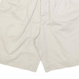 CREEKS Womens Shorts White Casual Cotton Blend M W30 Summer Relaxed Fit