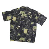 DAVID CAREY Mens Black Sonoma Valley Wine Trail Cotton Shirt 2XL