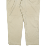 DICKIES Mens Cotton Beige Regular Fit Straight Trousers W44 L31 Workwear Zip